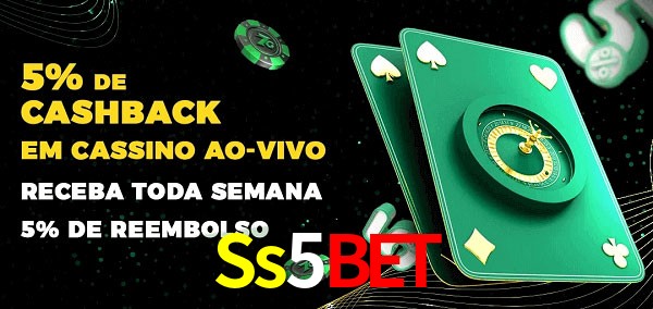 Promoções do cassino ao Vivo Ss5Bet